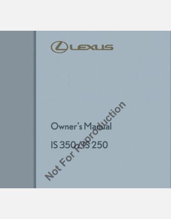 lexus is 250&350  2011-2012 owners manual